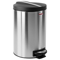 Ведро-контейнер для мусора (урна) с педалью LAIMA Modern, 12 л, матовое, нержавеющая сталь, со съемным внутренним ведром в Грозном