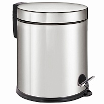 Ведро-контейнер для мусора урна с педалью LAIMA Classic Plus, 5 л, зеркальное в Грозном