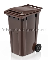 Контейнер для мусора 240 л коричневый облегченный 240 зеленый в Грозном
