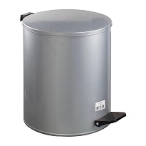 Ведро для мусора с педалью, усиленное, Титан, 15 л, серое, оцинкованная сталь в Грозном Ведро для мусора с педалью, усиленное, Титан, 15 л, серое, оцинкованная сталь в Грозном
