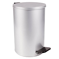 Ведро для мусора с педалью, усиленное, Титан, 10 л, серое, оцинкованная сталь в Грозном Ведро для мусора с педалью, усиленное, Титан, 10 л, серое, оцинкованная сталь в Грозном