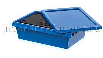 Изотермический контейнер KV 6416 в сборе с крышкой голубой в Грозном Изотермический контейнер KV 6416 в сборе с крышкой голубой в Грозном