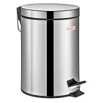 Ведро-контейнер для мусора (урна) с педалью LAIMA Classic, 3 л, со съемным внутренним ведром в Грозном