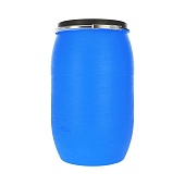 Бочка пластиковая 127 л с хомутом