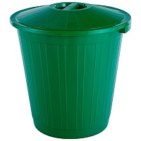 Мусорный бак с крышкой 50 л зеленый 50 зеленый в Грозном Мусорный бак с крышкой 50 л зеленый 50 зеленый в Грозном