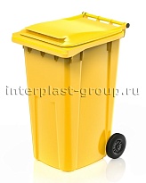 Контейнер для мусора 240 л желтый облегченный 240 желтый в Грозном Контейнер для мусора 240 л желтый облегченный 240 желтый в Грозном