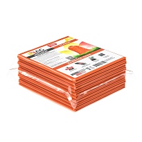 Мешки для мусора 160 л, оранжевые, в пачке 10 шт., ПВД, 40 мкм, 900х1100 мм, i-Bag в Грозном