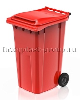 Контейнер для мусора 240 л красный облегченный 240 красный в Грозном Контейнер для мусора 240 л красный облегченный 240 красный в Грозном