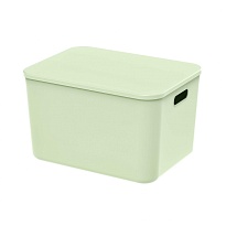 Ящик пластиковый вкладываемый светло-зеленый 410х305х245 мм в Грозном Ящик пластиковый вкладываемый светло-зеленый 410х305х245 мм в Грозном