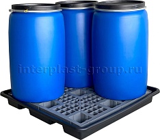 Поддон пластиковый для четырех бочек в Грозном Поддон пластиковый для четырех бочек в Грозном