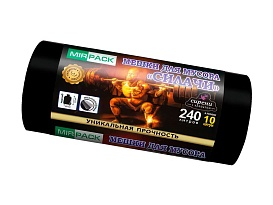 Мешки для мусора 240 л, ароматизированные, черные, в рулоне 10 шт., ПВД 40 мкм, 1500х1100 мм, СИЛАЧИ, sil24011110 в Грозном Мешки для мусора 240 л, ароматизированные, черные, в рулоне 10 шт., ПВД 40 мкм, 1500х1100 мм, СИЛАЧИ, sil24011110 в Грозном